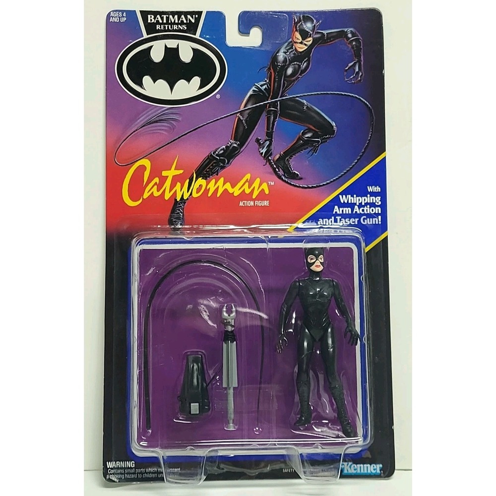 Vintage 1991 Kenner Batman Returns Catwoman Action Figure Sealed NIP Toy Gift